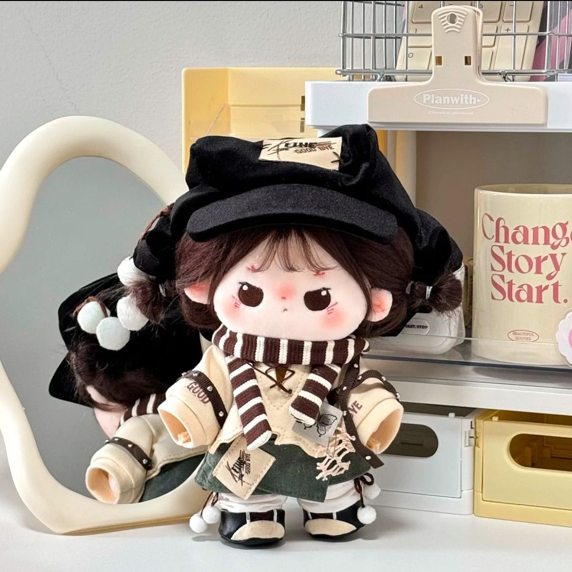 娃衣20cm套装套装废土风公仔服饰无属性棉花娃服换装全套