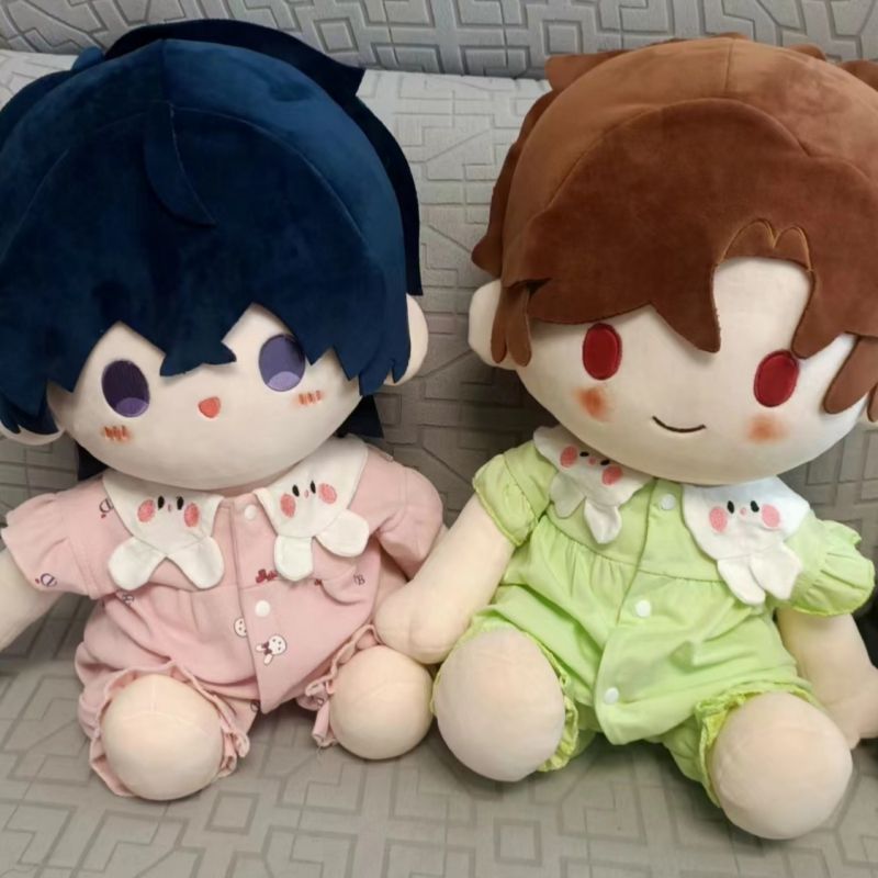 40cm娃衣棉花娃娃薄款连体衣夏季短袖百天满月爬服公主哈衣新