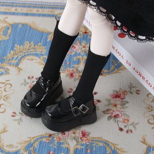 四分娃鞋bjd4分皮鞋厚底松糕鞋蜜桃熊蛋14咪咪兔msd熊妹可穿普四