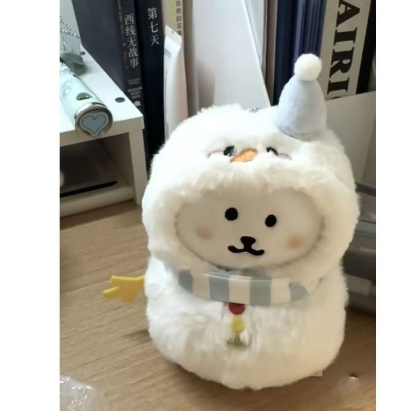 10cm娃衣圣诞节雪人挂件努努体棉花娃娃海星体chiikawa自嘲熊