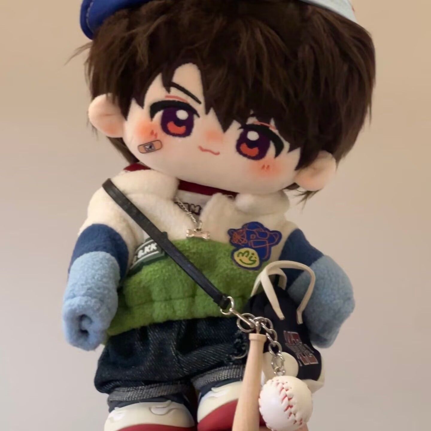 娃衣20cm棉花娃服毛绒玩偶公仔男孩子冬天清仓棉服