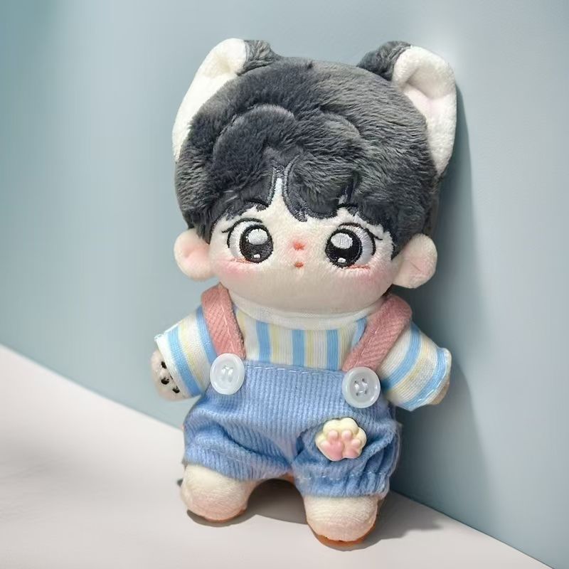 10cm海星体娃衣厘米棉花娃娃公仔玩偶多巴胺色替换衣服