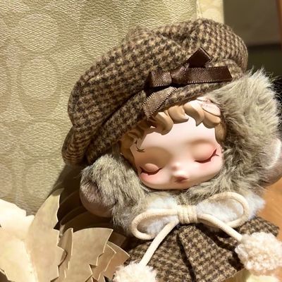 10cm娃衣配饰~冬日乐章光织园cm搪胶sp二代服装衣服英伦风沐木