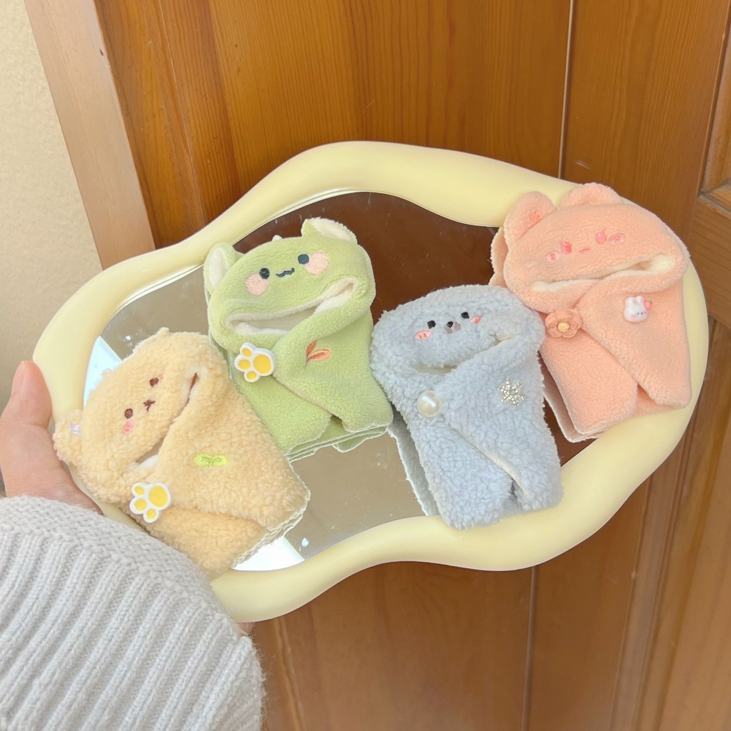 5cm娃衣星落动物小包被系列棉花娃娃可爱超萌可爱送人礼物