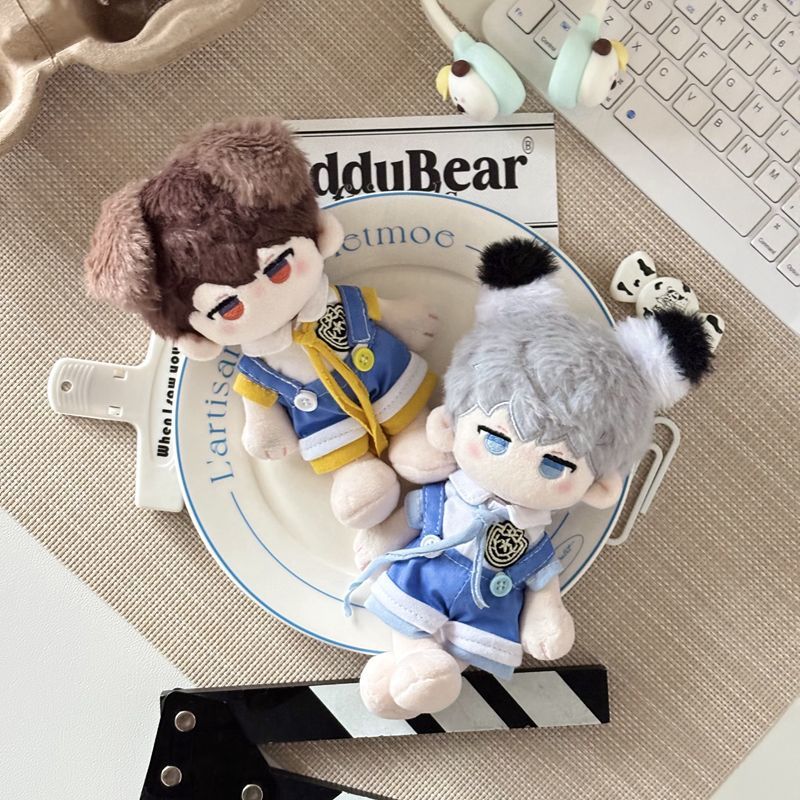 15cm娃衣捶捶体幼幼学院站姿棉花娃娃站姿正常体公仔换装衣套装服