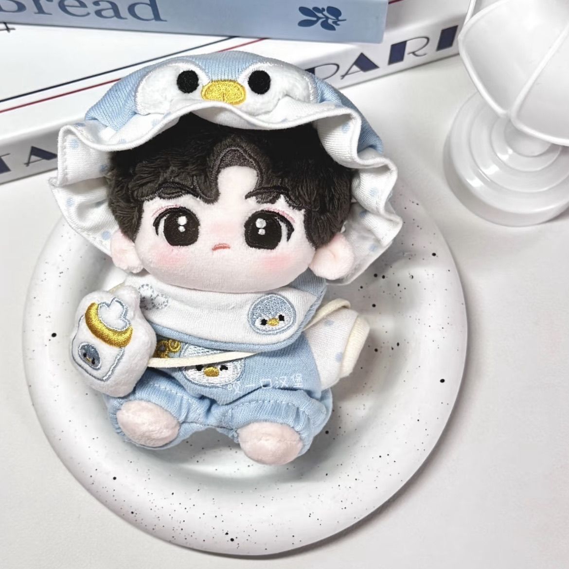 10厘米娃衣比企堡小企鹅宝宝服 10cm棉花娃娃海星体正常体换装