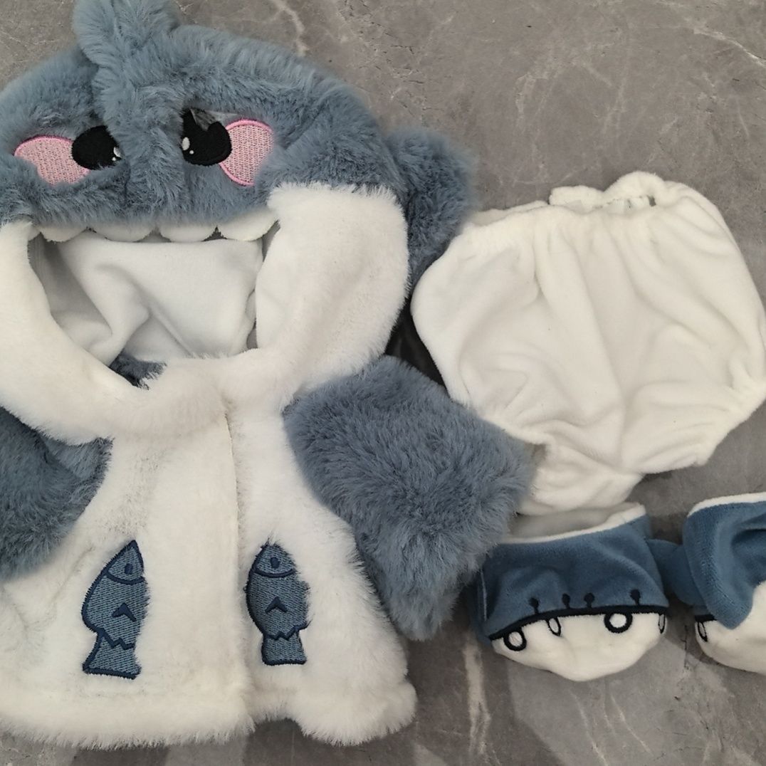 30cm娃衣小熊毛绒玩具衣服高颜值娣娜小熊变装玩偶关节可动公仔送