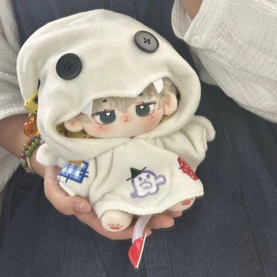 万圣节娃衣20cm20厘米棉花娃服幽灵小鬼斗篷无属性公仔换装