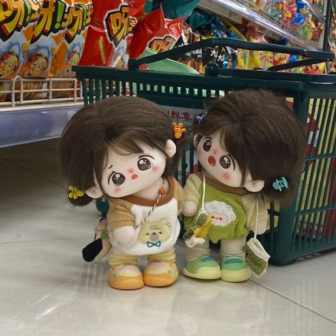 10cm娃衣101520cm棉花娃娃换装连体衣玩偶套装爬服可爱学生礼物