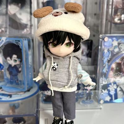 Ob11娃衣 乖乖小狗美式套装 p9/10素体 UFDOLL Molly 12分bjd衣服