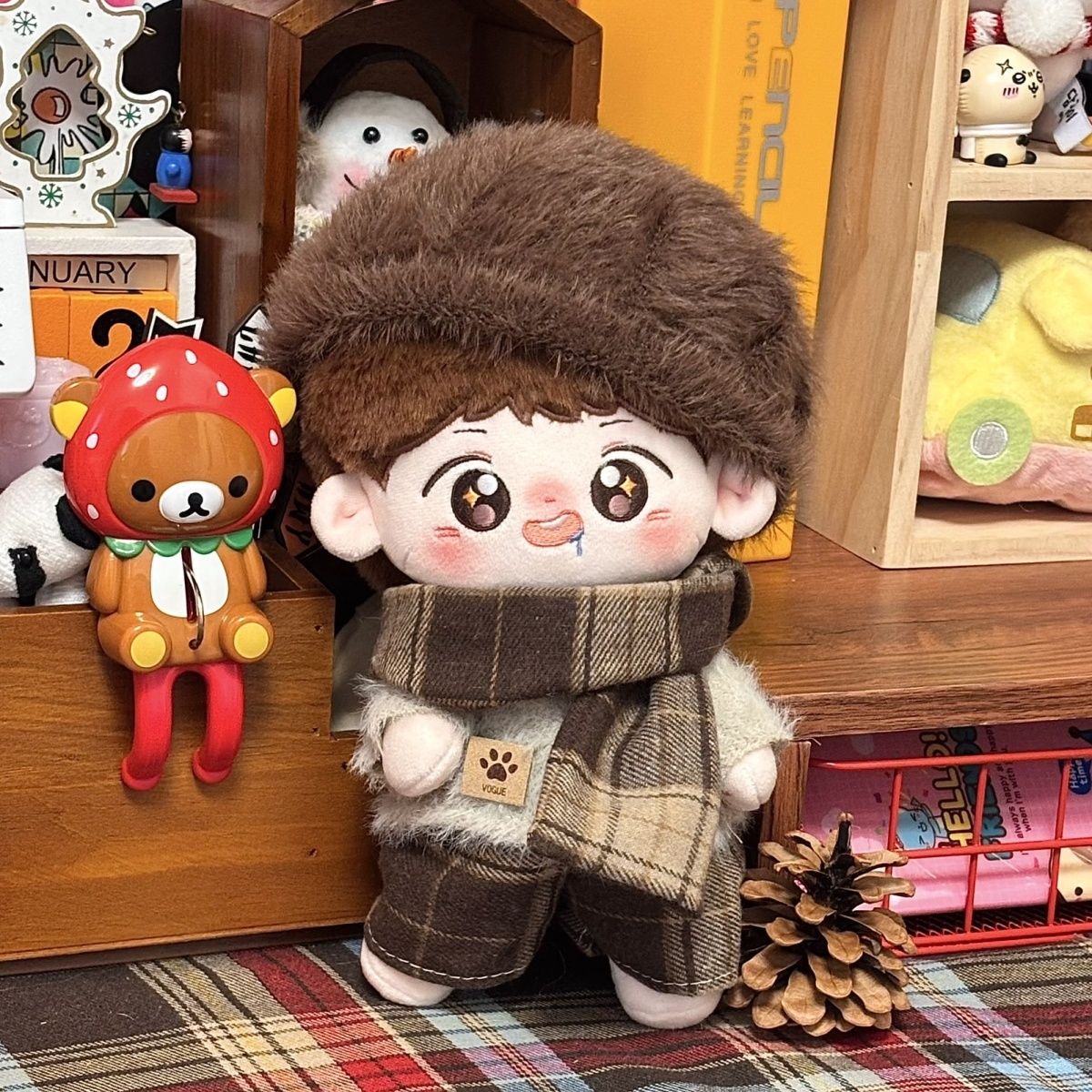 棉花娃衣10厘米20cm娃娃毛绒衣服可爱公仔玩偶换装套装高颜值