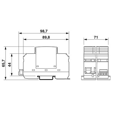 菲尼克斯2838209 VAL-MS 230/3+1浪涌保护器电涌防雷器避雷器SPD