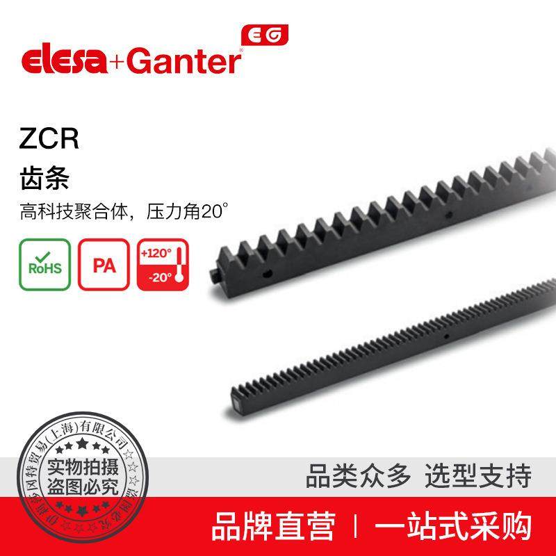 Elesa Ganter伊莉莎冈特 压力角20°ZCR压机齿条齿轮传动导轨配件