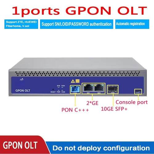 1600GS/Z Single Port 单1PON口MINI盒式GPON OLT 1:128