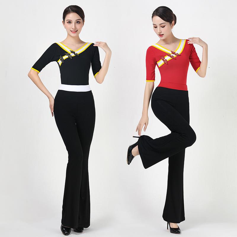 2022秋冬季新款形体服女套装高端优雅礼仪训练服模特走秀练功服装