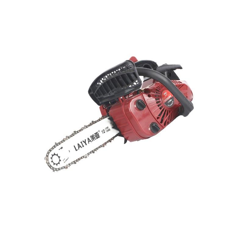 便携式园林2500小油锯小型家用12寸手提式25CC汽油锯单手锯小尺寸
