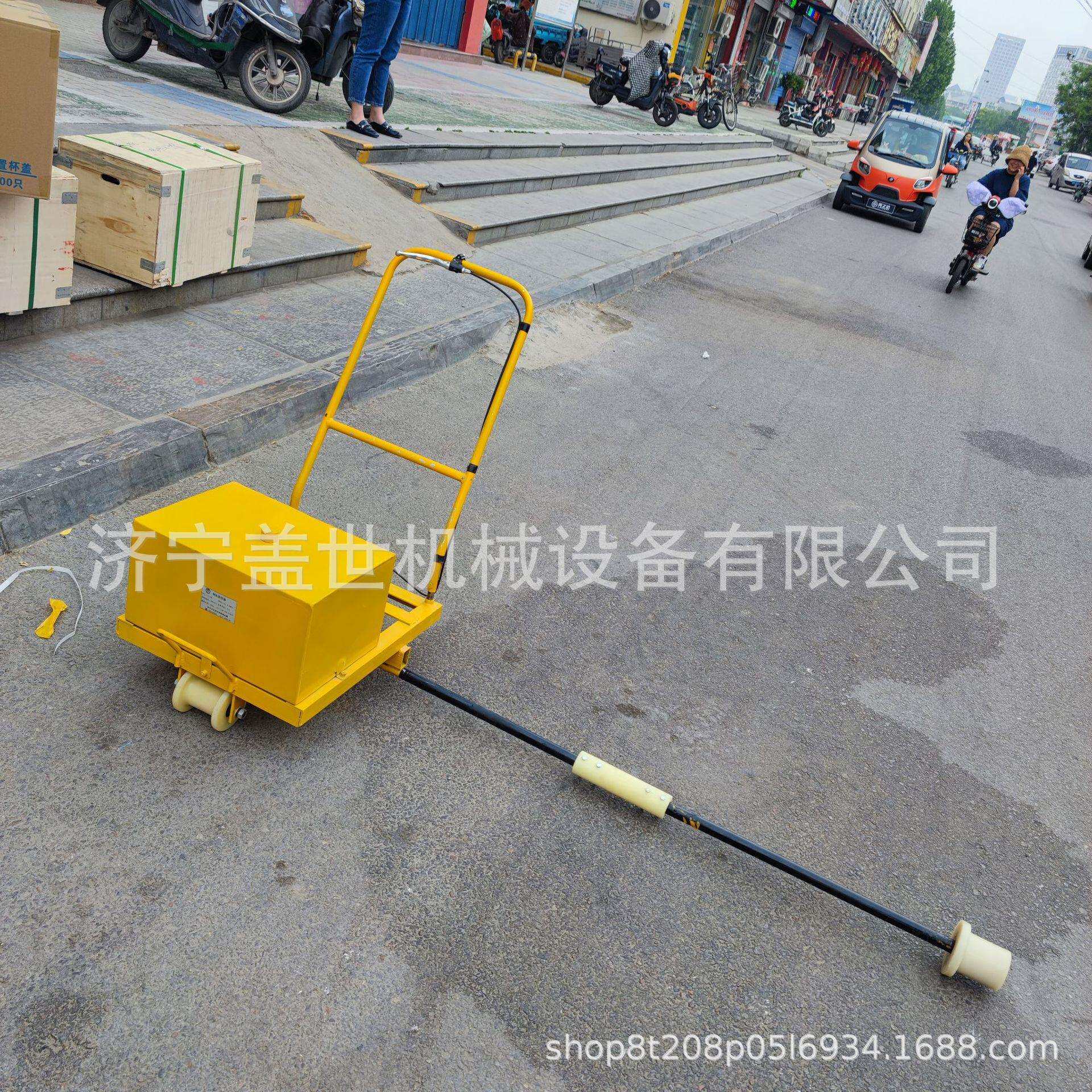 手拉式自动涂油车行走式轨枕涂油器 双侧自动喷涂 钢轨螺栓涂油机