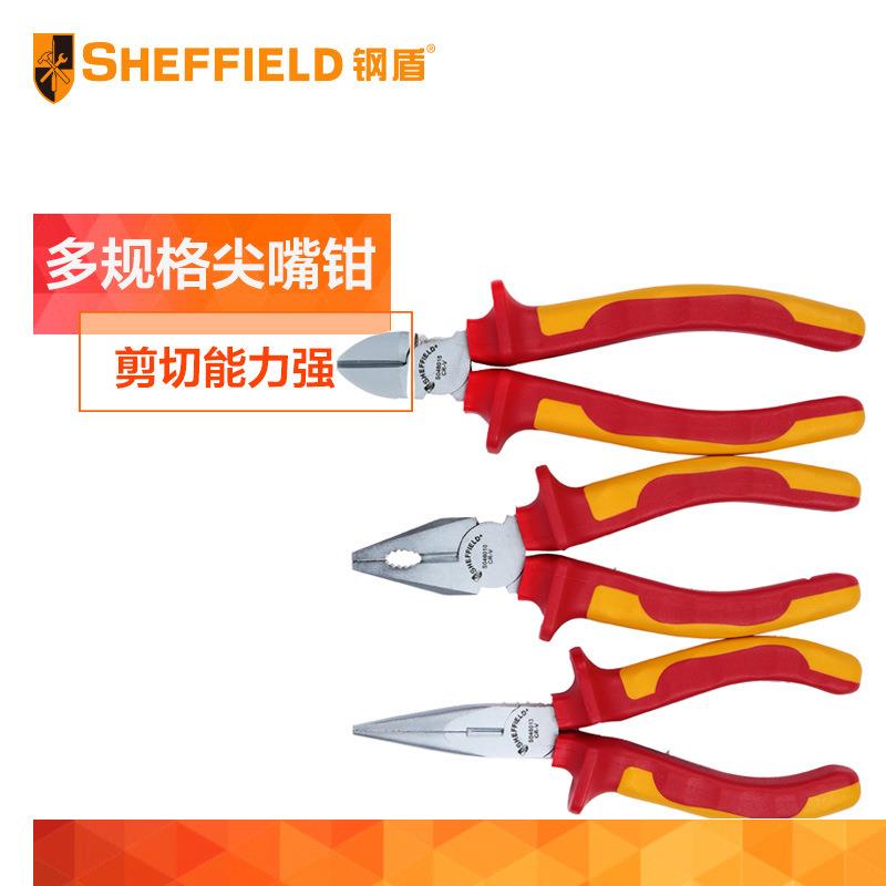 钢盾绝缘钢丝钳/尖嘴钳/斜嘴钳/剥线钳6“7“8“三种款式7种规格
