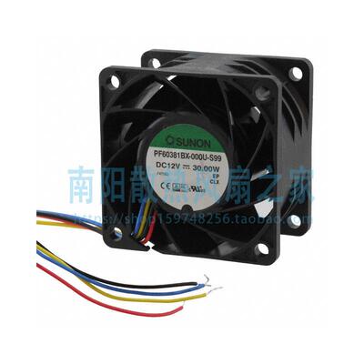 Sunon Fans PF60381BX-000U-S99 FAN AXIAL 60X38MM 12VDC 风扇