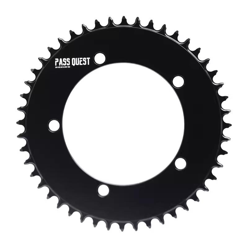 PASSQUEST130BCD封闭空气圆盘椭圆正负齿单盘7075公路折叠车