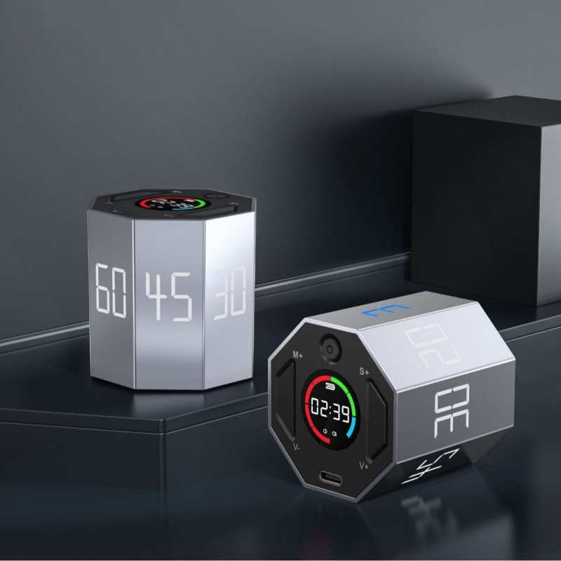 计时器时间管理器提醒儿童学习自律沙漏厨房八面定时器