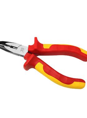 波斯工具VDE绝缘弯嘴钳弯咀钳6寸8寸1000VBS600006
