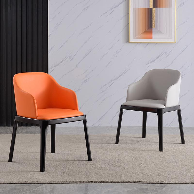 实木餐椅家用椅子靠背椅北欧简约休闲椅轻奢洽谈餐厅八角椅凳子