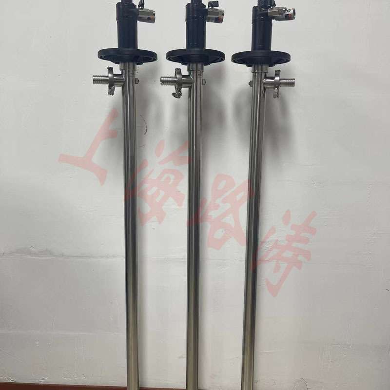 HD-A1+SS316L-1500HP不锈钢化插桶泵防爆抽液泵手提式气动油桶泵