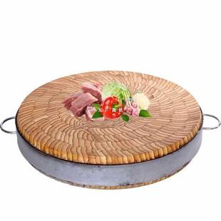 楠竹圆菜板加厚薄厚盘子不粘剁肉案板竹板板实切板家庭沾板竹