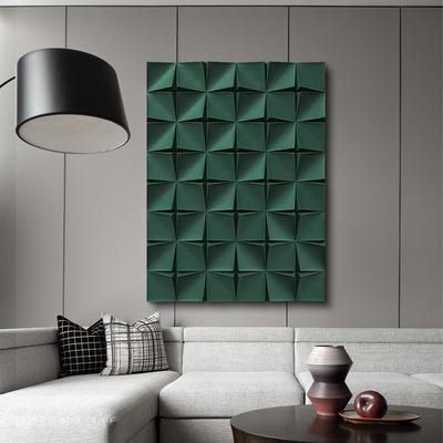 3d玄关立体浮雕画样板房抽象客厅落地装饰画现代轻奢走廊过道挂画