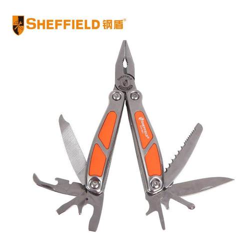钢盾 SHEFFIELD S041002 18合1不锈钢多用钳便携可折叠尖嘴钳