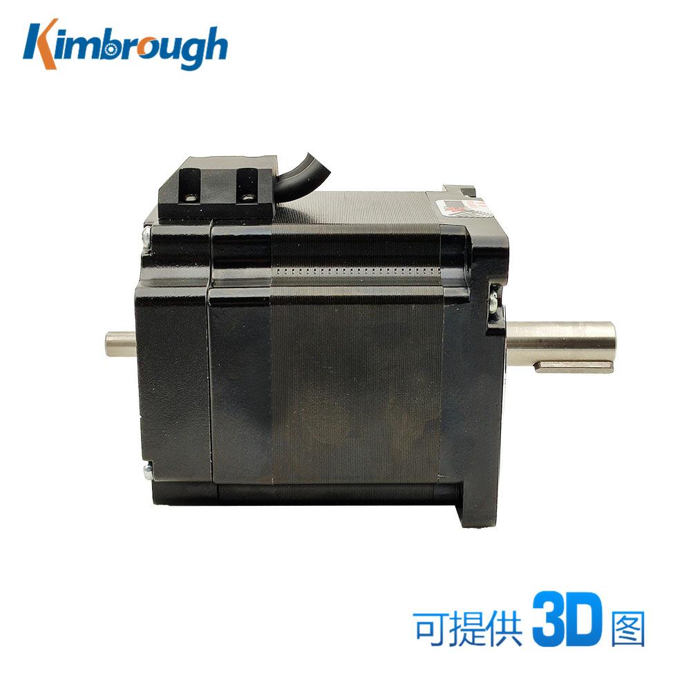 两相86双轴闭环步进电机 力矩5.0Nm 机身长107mm 轴径14MM