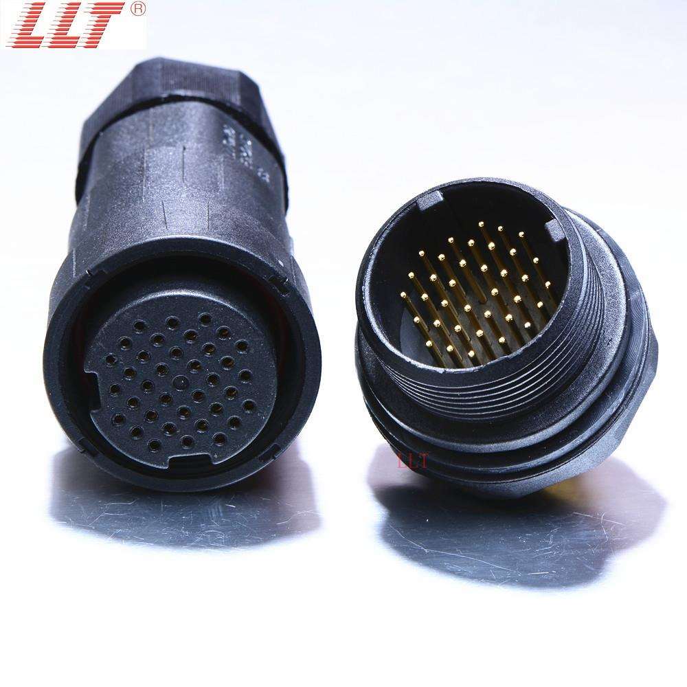 LLT-利路通M29-36芯后装面板防水连接器 IP68防水接头 认证齐全