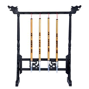 毛笔架笔挂笔架子毛笔挂实木文昌笔架文房四宝鸡翅木笔架毛笔套装