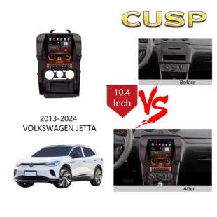 10.4寸2.5D车载安卓触摸屏适用13款捷达智慧大屏中控导航百变套框