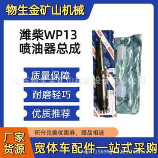 潍柴发动机配件WP13喷油器总成612630090012 宽体车配件 临工同力