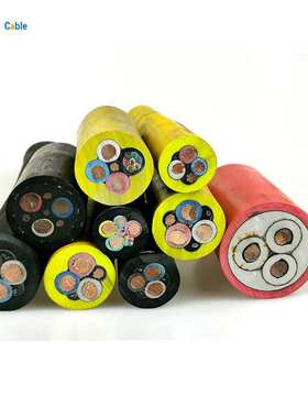 RLR垃圾吊电缆 渣吊/管片吊机聚氨酯卷筒电缆 抗拉卷筒抓斗电缆线