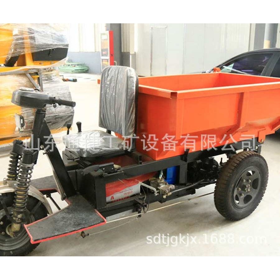矿用电动三轮车 建筑运输电动三轮车 电动翻斗车建筑用柴油三轮车