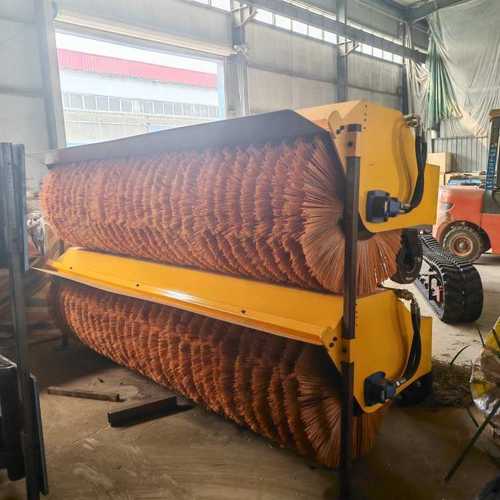 市政路面冬季清雪设备自动动力车载式除雪滚刷高速公路除冰扫雪机