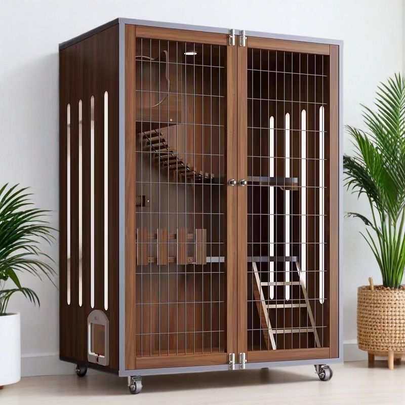 宠物柜猫别墅铁网猫柜子加厚简约全景猫舍室内猫屋猫笼子其它柜类