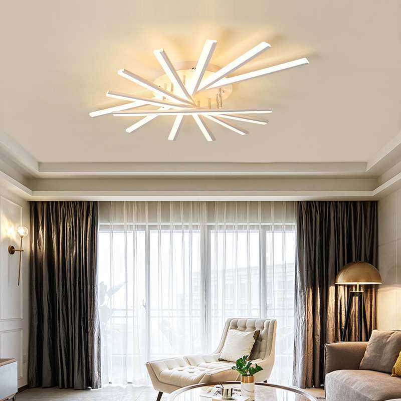 现代简约创意黑白旋转客厅灯卧室书房led亚克力北欧低楼层吸顶灯,3C数码配件,USB灯,淘宝优惠券,粉丝福利购,淘宝优惠卷