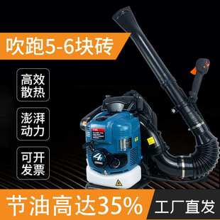 升级新款 汽油大棚路面吹叶机 9900型大功率吹风机背负式