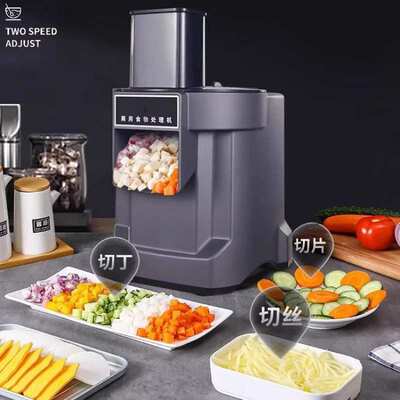Vegetable CutterAutomatic Dicing and Shredding Machine切丝机