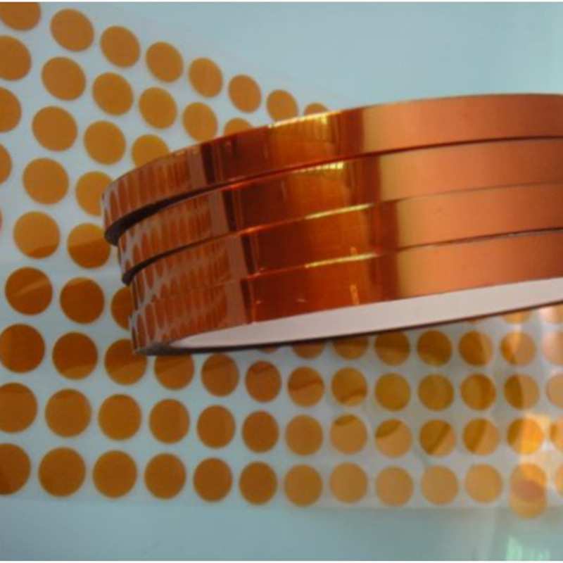 7.5C茶色聚酰亚胺薄膜0.075mmPI原膜75u910KAPTON膜模切冲型切片