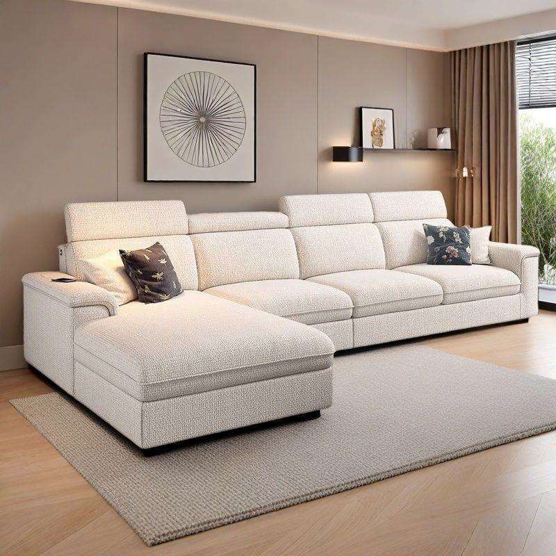 源头工厂价TXP2北欧小户型棉麻布艺沙发可拆洗客简约现代奶油风猫