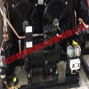 半封闭3 15P匹风冷制冷谷轮机组冷藏冷冻库内外主机