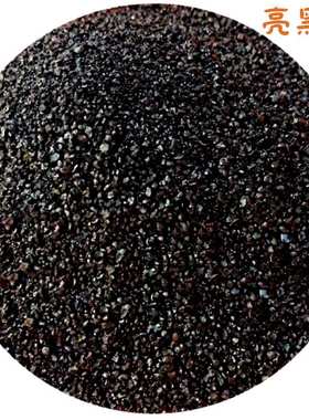 亮黑砂 pc砖高端仿石用黑色石英砂黑金沙 耐磨地坪金刚砂6-200目