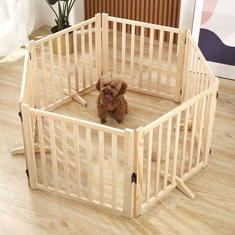 宠物狗狗围栏栅栏室内中小型犬比熊泰迪可折叠门栏自由组合笼子