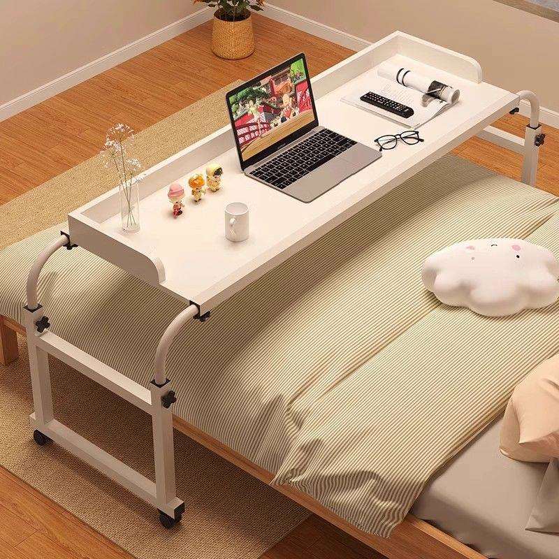床上折叠小桌子家用跨床桌可移动书桌电脑桌卧室床边桌子懒人升降