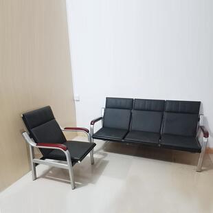 办公沙发商务接待洽谈室三人位皮艺候车室排椅办公室沙发茶几组合